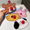 Acrylic Flip-Style Lid Lifter Cartoon Toilet Seat Cover Lifter Portable Toilet Lid Lifter  Hotels