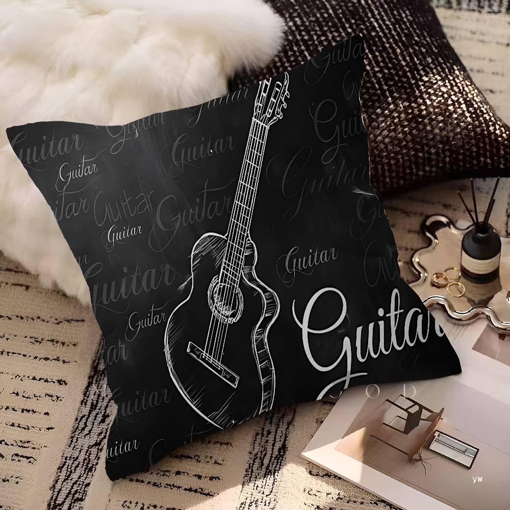 G-Gibson Music Personalized Picture Text Home Decorative Pillows Household Gifts 45X45Cm