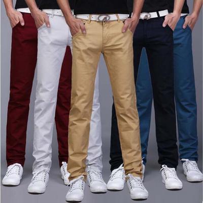 Pantaloni cu picioare drepte pentru bărbați noi Pantaloni casual creion de afaceri pentru bărbați