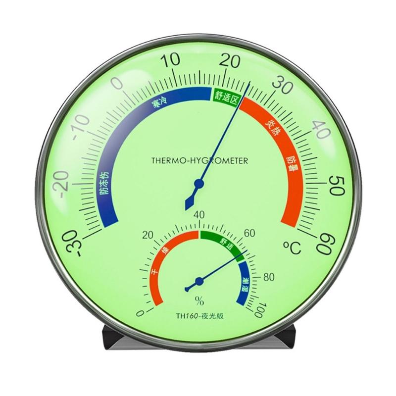 

Stainless Steel Pointer Hygrometer Thermometers For Precise Indoor Outdoor Home Office Humidity Temperature Measurement 1
