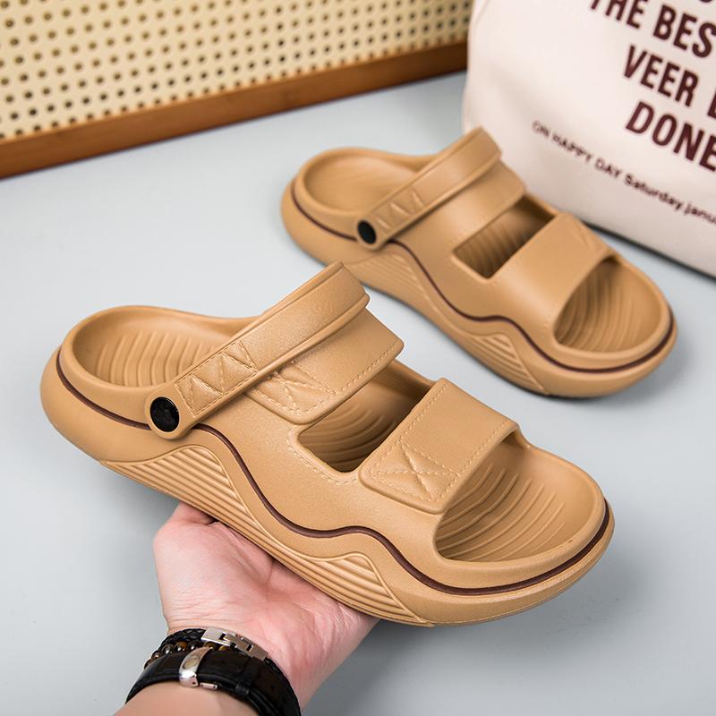 Fashion Men Sandals Summer Leisure Beach Holiday Sandals Dual Purpose Shoes 2025 New Outdoor Sneakers Male Retro Comfortable Casual Shoe