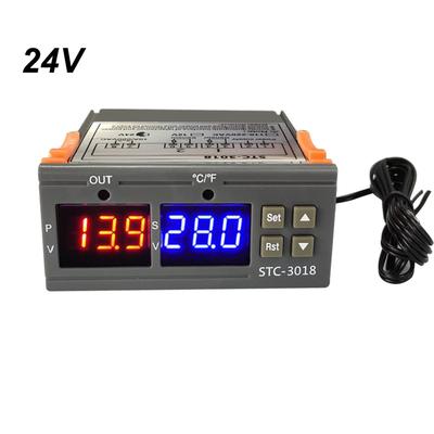 Termoregolatore STC-3018, termostato digitale con display a LED, microinterruttore di controllo della temperatura