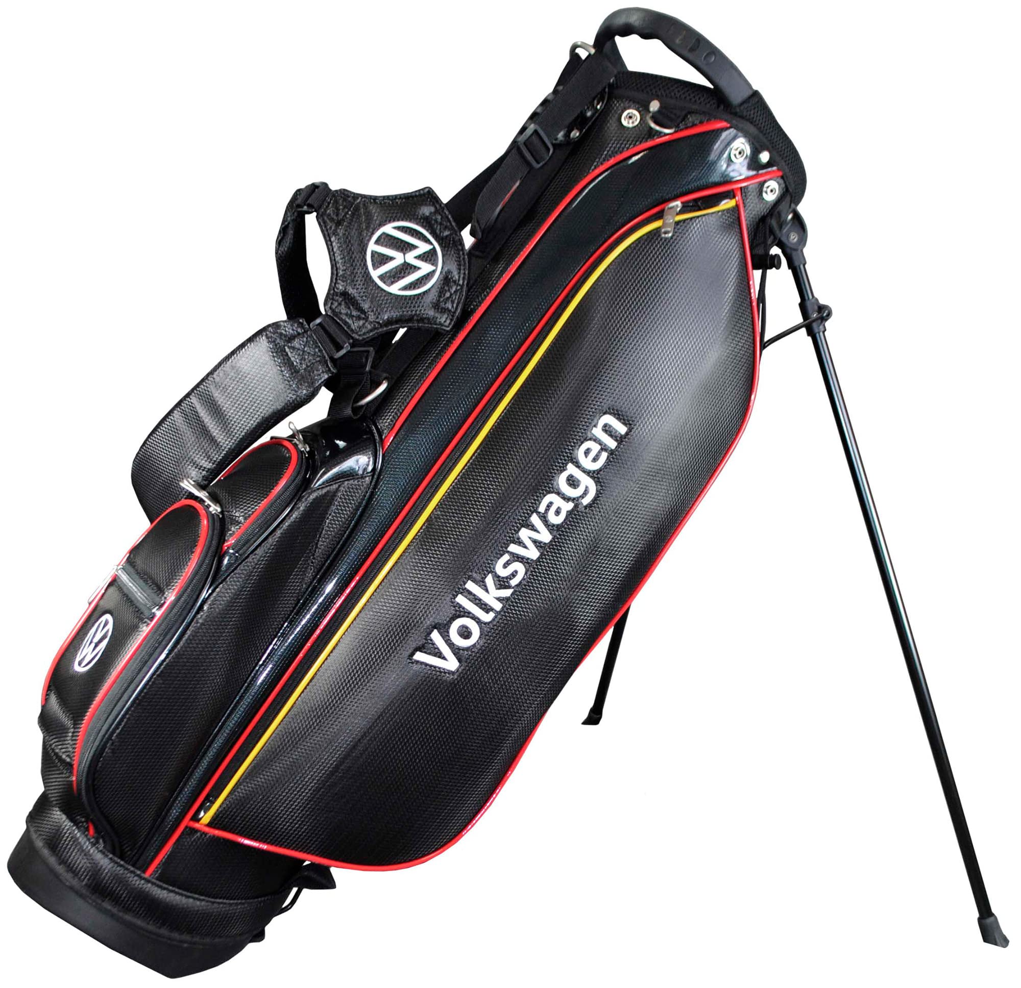 

LEZAX Volkswagen Type Stand Type Caddy Bag Black 7.5 VWCB-2469