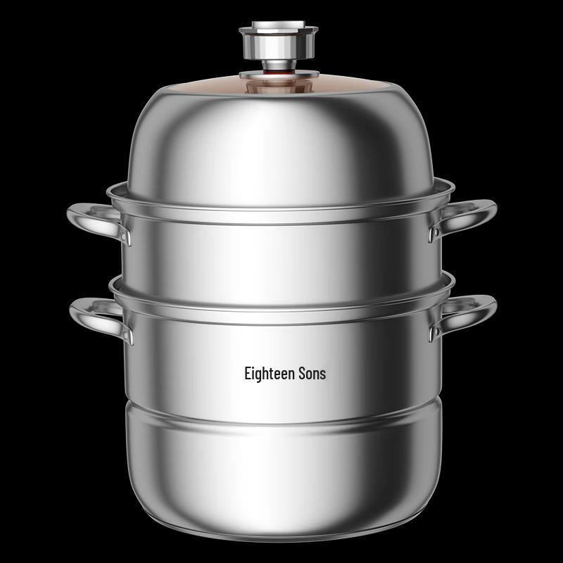 

Shibazuo HM-204-28ZG 304SS Anti-Dry Burn Steamer & Soup Pot
