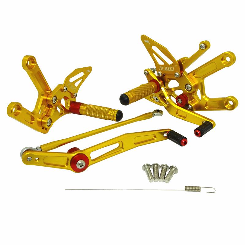 Yamaha YZF R6 (06-16) Adjustable Motorcycle Raised Footpegs Assembly