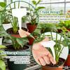 100 Pcs White T-Type Plant Labels 6×10cm PVC Waterproof Garden Tags Reusable Nursery Markers for Flowers Vegetables Potted Plants