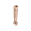 Stainless Steel Round Head Ice Tongs Small Sugar Cube Food Clip Durable Kitchen Utensil for Serving Ice Cubes and Small Food Items