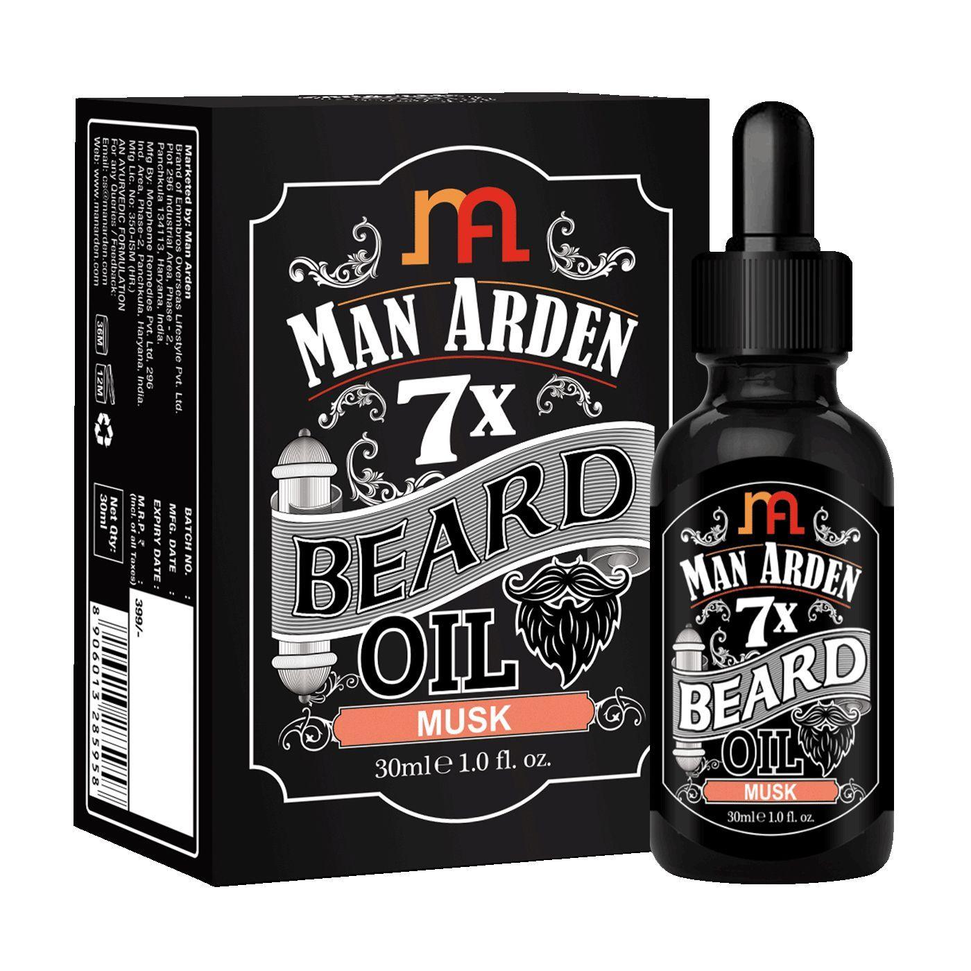 

Масло для бороды с Мускусом (30 мл), 7X Beard Oil Musk, Man Arden