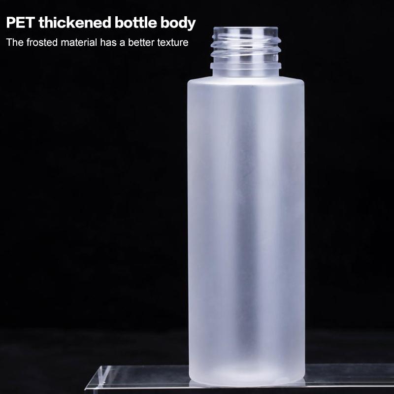 100ml 200ml Grinding Flat-shoulder Lotion Bottle Empty Lotion Press Pump Bottles Travel Dispenser Bottle Cosmetic Container