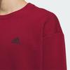 adidas Casual Crew Neck Pullover Lightweight Sports Long Sleeve Sweatshirt Unisex Sweatshirt Red JM9095