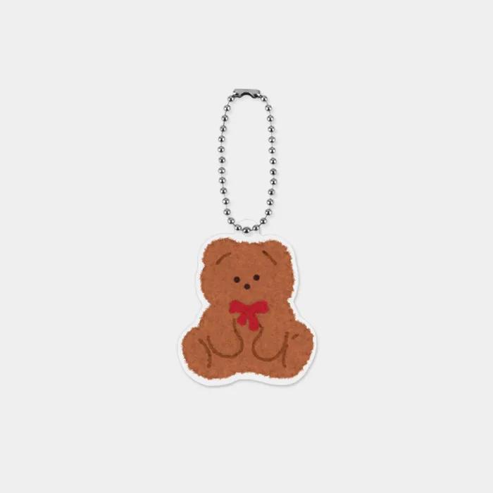 Fluffy Gummy Rug Acrylic Keyring