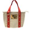 UsedHandbag Red Canvas Unisex