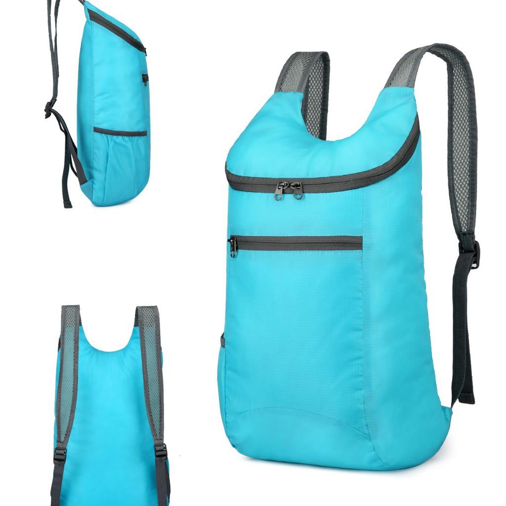 Schoolbag Outdoor Portable Foldable Skin Bag Backpack Lightweight Sports Backpack Travel Bag Mountain Climbing Backpack Men's and Women's Waterproof