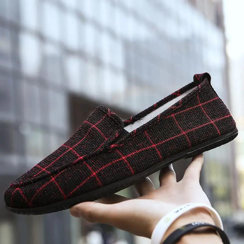 

Модная мужская повседневная обувь слипоны из парусины не обычные тренды 2025 кроссовки классические оригинальные предложения размер 44 взрослые тренд мужская обувь распродажа 38