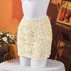 Autumn 2025 Slim Fit Low-Waist 3D Decorative Skirt for Women - European & American Style