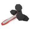 Car Ratchet Brake Piston Spreader Rustproof Steel Red Black Thicker Braking Device with 2 Clamp Pieces