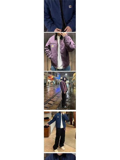 Carhartt Detroit Retro Canvas Jacke mit Baumwollpolsterung