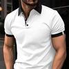 New Men Clothes Summer Short Sleeve Fashion Lapel Polo Shirt Men Business Casual Golf Polo Shirt Tops