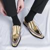 Fashion Men's Loafers Luxury Brand Leather Dress Shoes Breathable Slip-On Solid Formal Casual Shoes Handmade Designer Men Shoes Mocassin