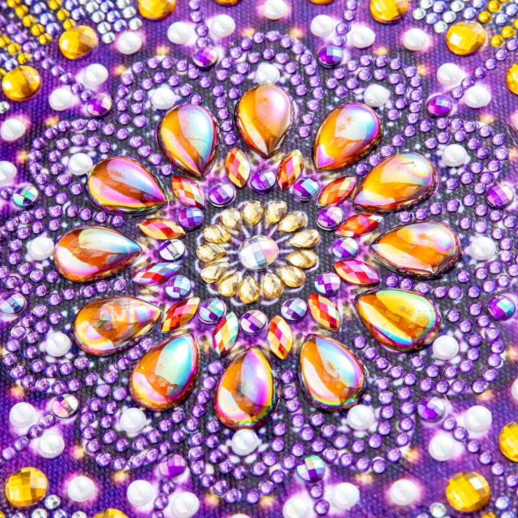 DIY 5D Diamond Painting Flower Pattern Special-shaped Diamond Embroidery Home Decor