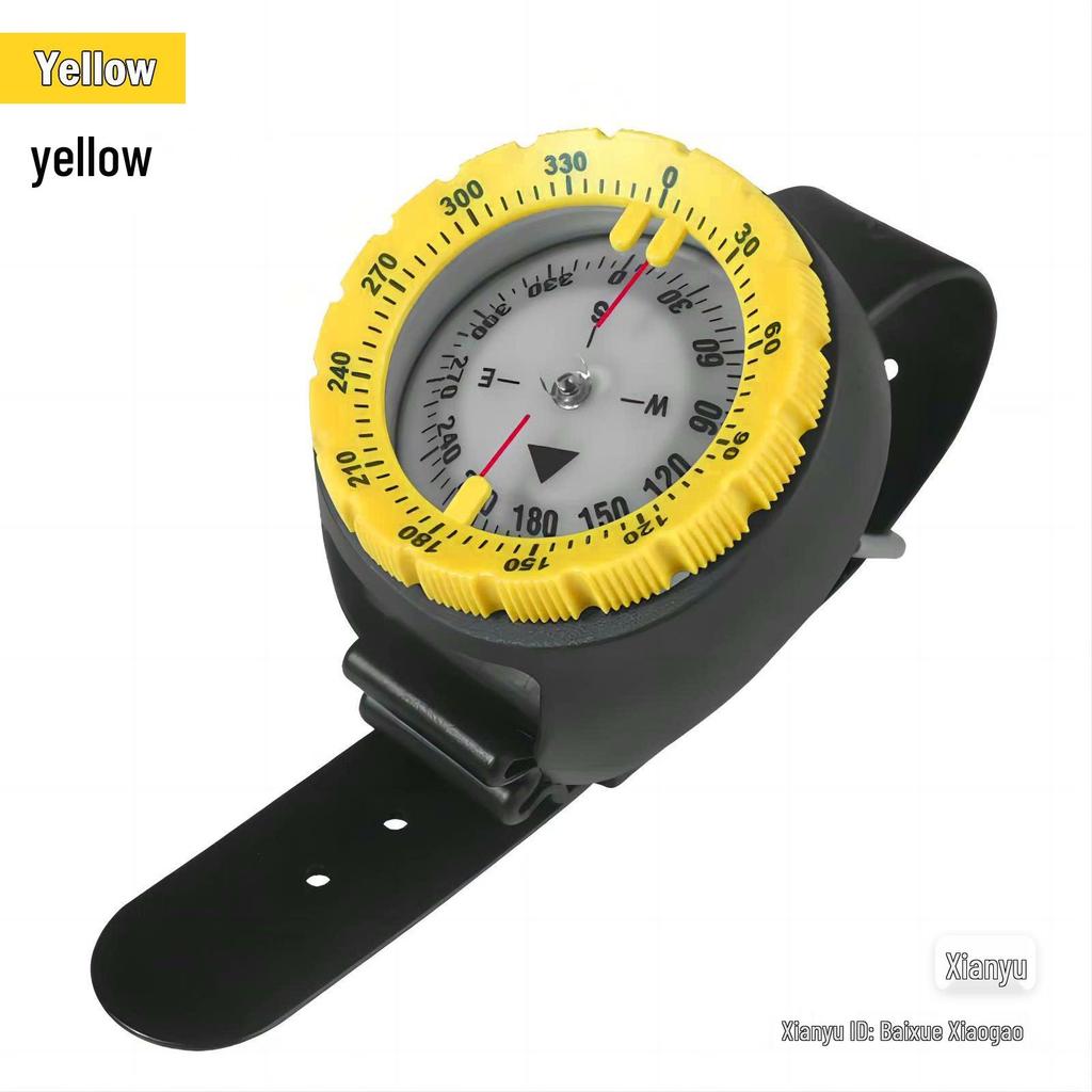 Elastic Cord Diving Compass Watch with Strong Magnetism & Luminous Features, 50m Water-Resistant & In Stock