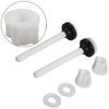 2 Pieces Toilet For Mount Hinge Bolts With Nuts And Washers Plastic And Rubber Fasteners For Toilet Seat Replacement
