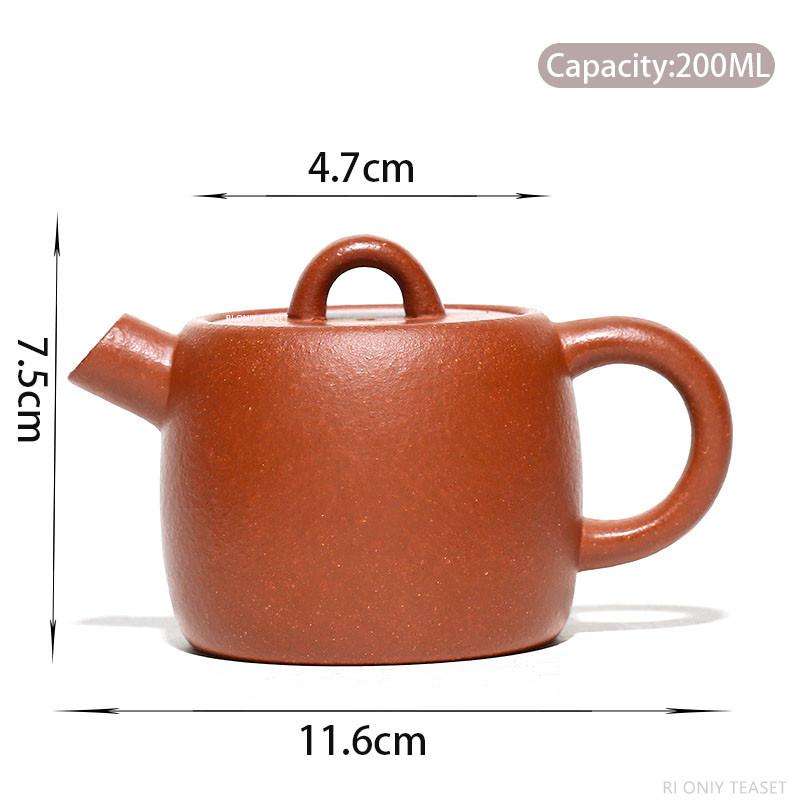 

200ml Chinese Yixing Purple Clay Teapots Household Beauty Tea Infuser Kettle Handmade Tea Pot Raw Ore Zisha Tea Set Teaware