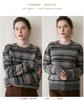 Women's Elegant Round Neck Cashmere-Style Sweater: Thinning, Thick Base Layer for Autumn/Winter 2025