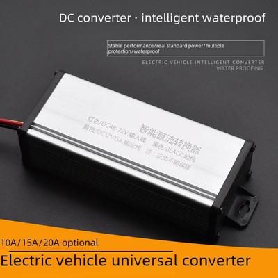 Convertidor universal de vehículos eléctricos: 36 V-72 V a 12 V, 10 A/15 A/20 A