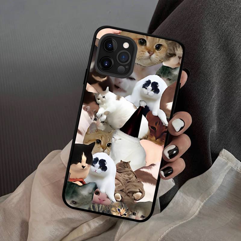 

Мягкий силиконовый чехол для телефона Crying Cat Memes для iphone 14 13 12 11 Pro Mini XS MAX 8 7 6 Plus X XS XR iphone 14