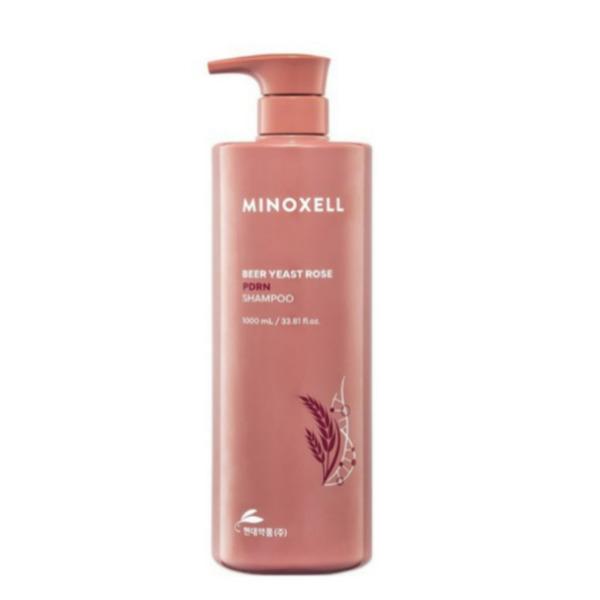 MINOXELL Beer Yeast Rose PDRN Hair Loss Relief Shampoo 1L × 1