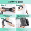 Wireless Heated Shoulder Massager with Vibration Therapy
