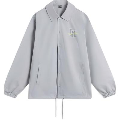 Urban Lightweight Sports Series Letter Casual Minimalist Solid Color Jacket Men Jacket Moonlight-Gray AFDU547-4