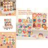 Wooden Shape Puzzle For Toddlers With Geometric Blocks And Cognitive Development Toy For Early Learning