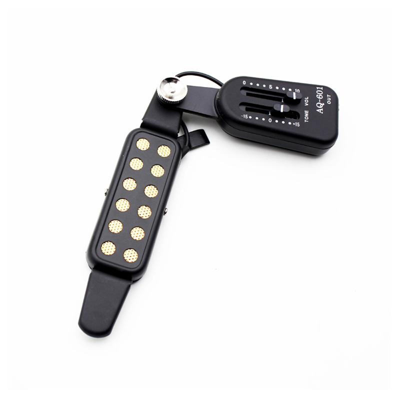 AQ-601 Acoustic Guitar Pickup With Volume Tone Control Guitar Preamp Pickup Amplifier Guitar Pickup