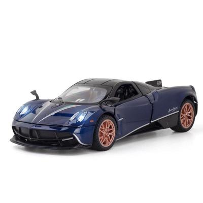 Pagani Huayra Dinastia 1:32 Çinko Alaşım Araba Modeli Ses ve Işık Geri Çekin Oyuncak Araç Çocuk Hediyeleri Döküm Ölçekli Model