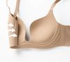 Damen Nahtloser Lift-BH: Seitenhalt, Gegen Durchhängen, Halbschale, Ohne Bügel