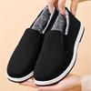 Cotton Shoes Men's Winter Thickened Warm Cloth Shoes Flat Shoes Labor Insurance Shoes Walking Black Cloth Shoes Cotton Shoes Men