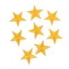 Cartoon 10pcs/lot DIY Star Embroidery Badge Sew Iron On Clothing Applique Patches