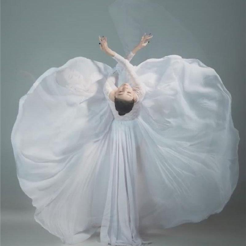 Modern Ballet & Dance Chiffon Tulle Skirt for Women