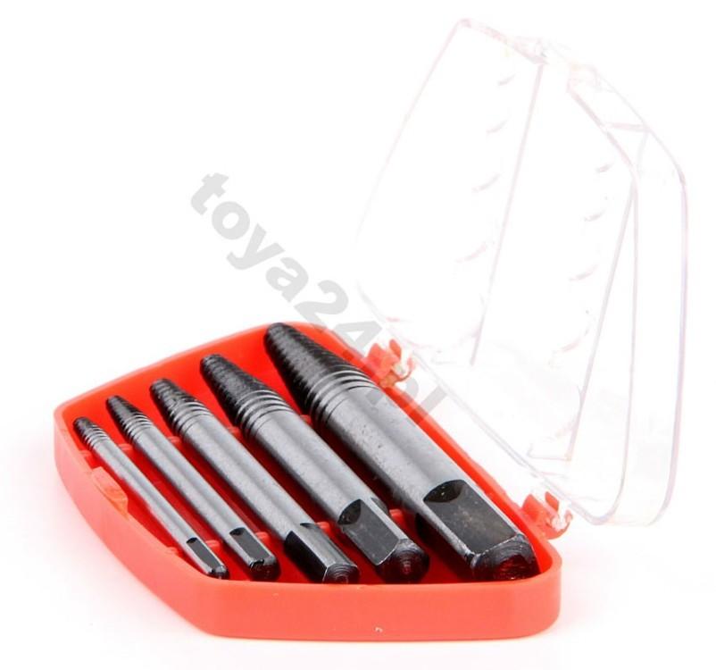 Screw Extractors for Broken Screws, Set of 5, 24000 VOREL