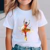 Boys T-shirt Girls Kids Rhythmic Gymnastics Printed T-shirt Modal Clothing Short Sleeves Boys Clothes