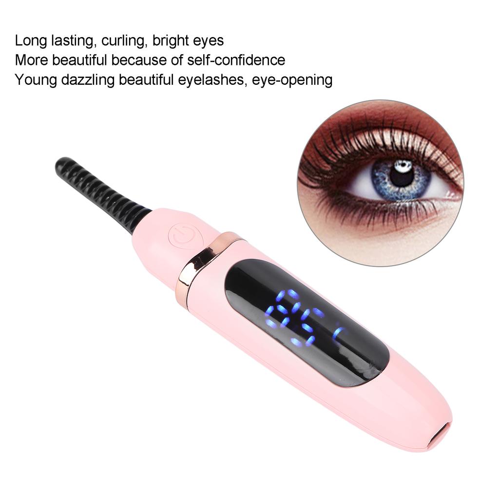 Electric Eyelash Curler Handheld Usb Charging Intelligent Temperature Control Electric Heating Eyelash Curler