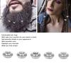 50pz Perline per Dreadlocks Capelli Anelli Decorativi in Lega di Zinco per Capelli e Barba Accessori Gioielli