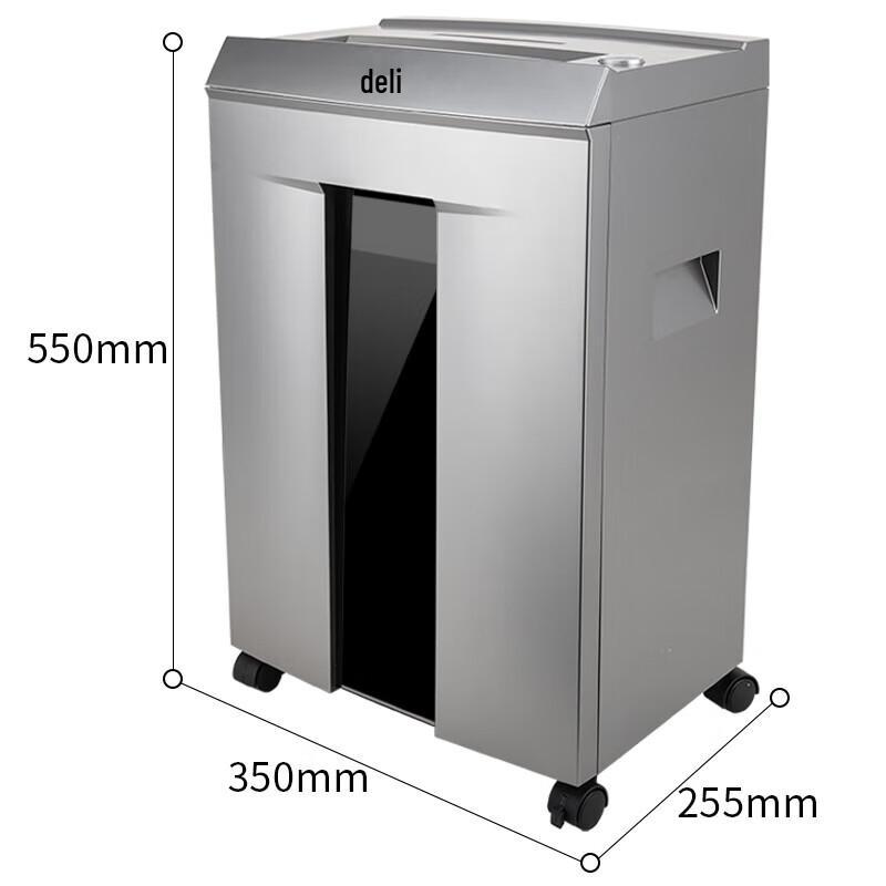 Deli 9958 Commercial 10-Sheet Cross-Cut Paper Shredder