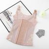 Lace Postpartum Support Garment: Women's Abdominal Shaping Corset with Breast Support, Thin Large Size, Six-Row Closure