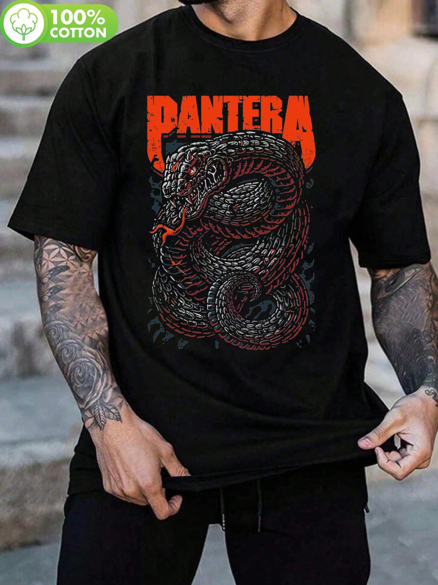 Pantoya Graphic Black T-shirt - 100% Pure Cotton S