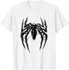 Fashion Casual Spider-Man 2 Venomized Black Spider Chest Emblem T-Shirt