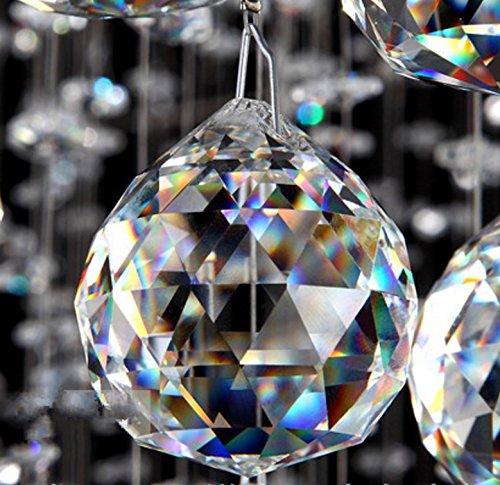 Yullymerry Suncatcher Accessory Parts, Clear Crystal Balls, 30mm, Set of 20