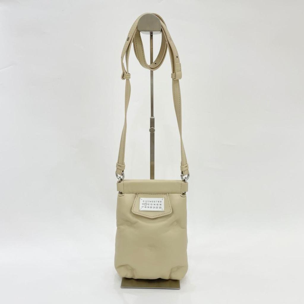 Dames Mini Schoudertas van Echt Leer - Verticale Letterstijl Kussenontwerp